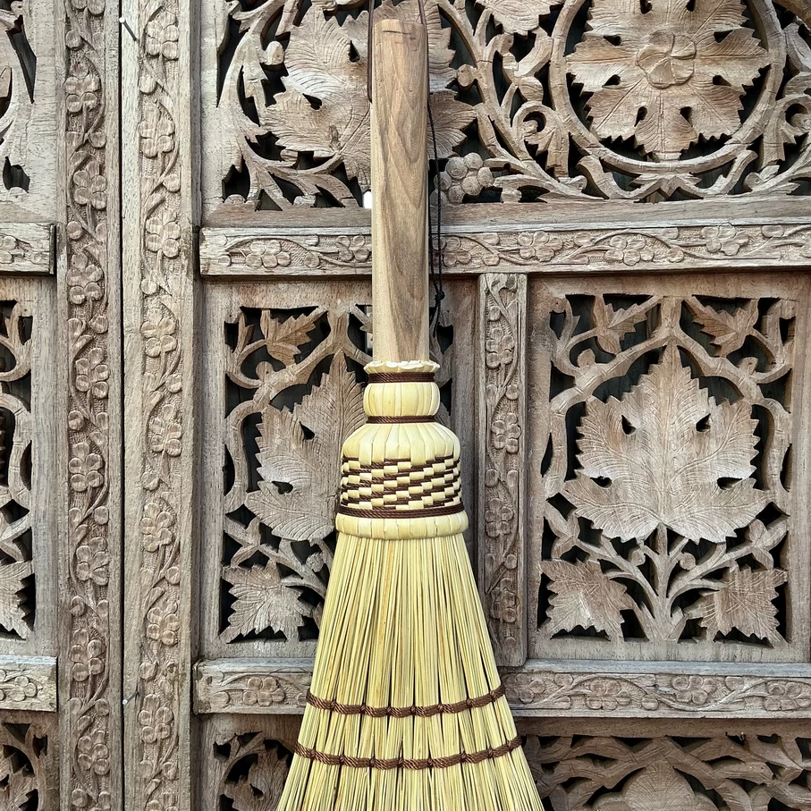 Oak Heart wood Hearth broom