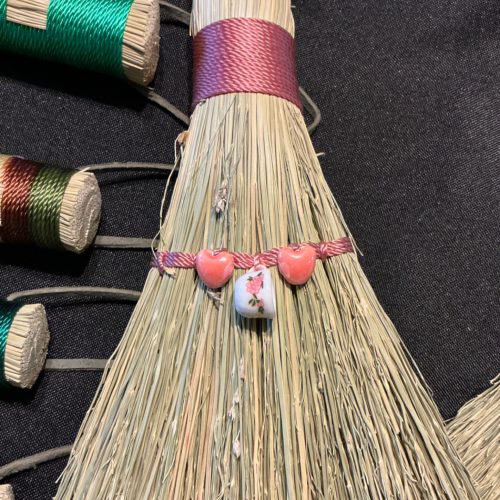 Tea Table Hand Brooms - Petal Pink